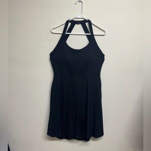 Black Halter Skater Dress - Brand: